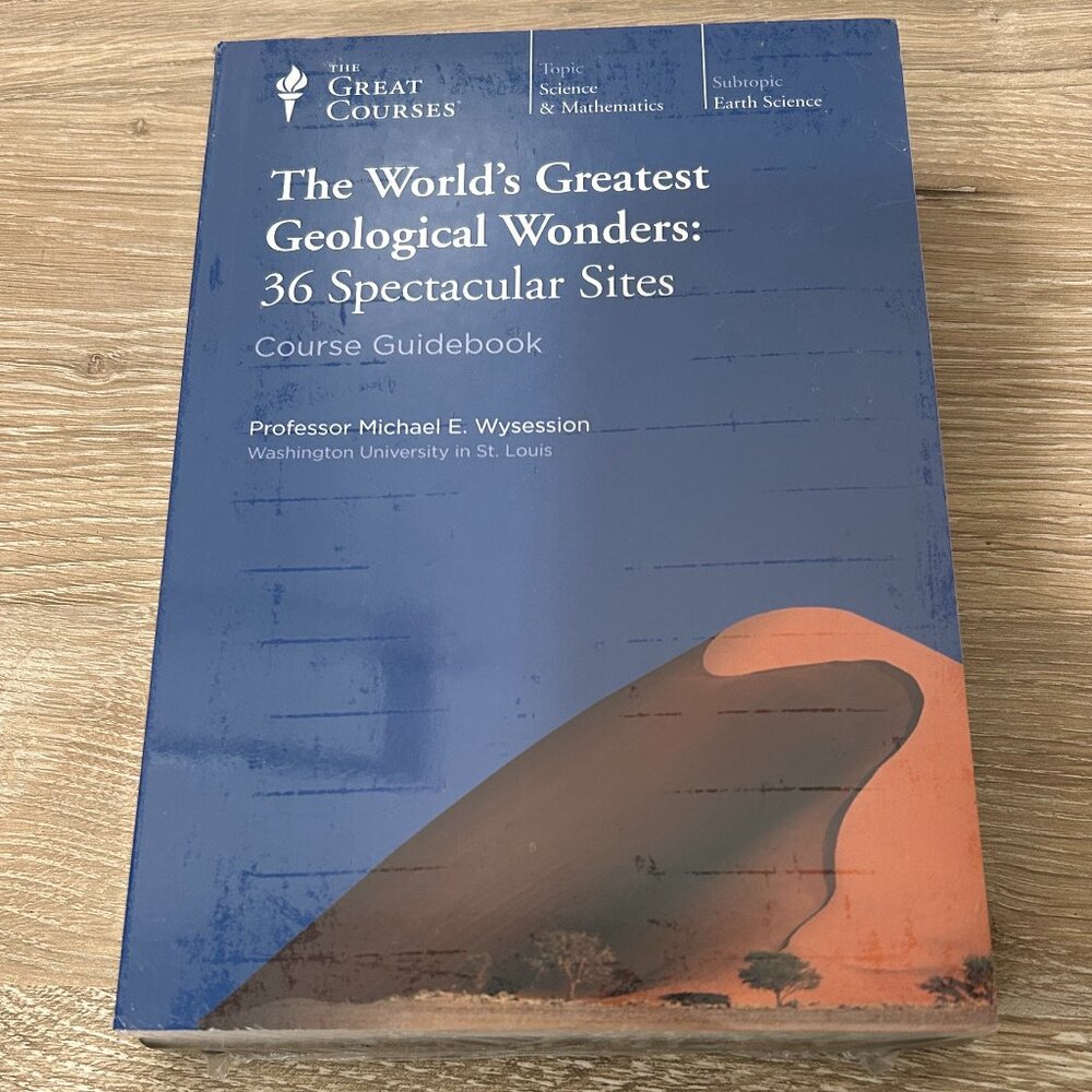 GREAT COURSES World's Greatest Geological Wonders DVDs & Guidebook
